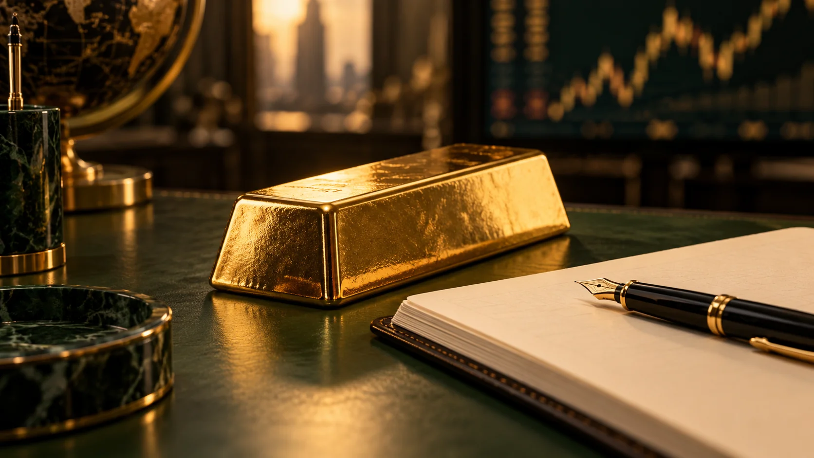 Editorial illustration: Before the Order: A Gold Trading Decision Framework